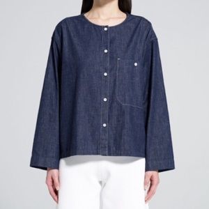 Uniqlo U Lemaire Chambray Button-Up